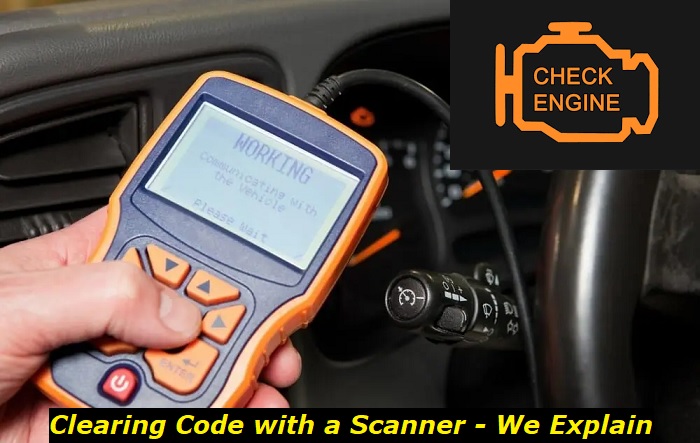 clearing code with scanner explanation